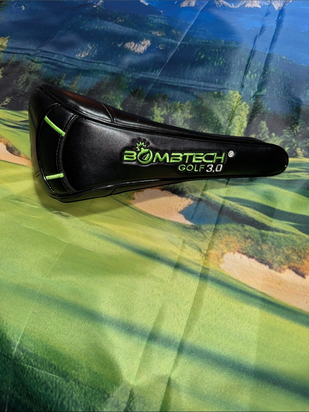 Golf 3.0 Black & Green Putter Headcover